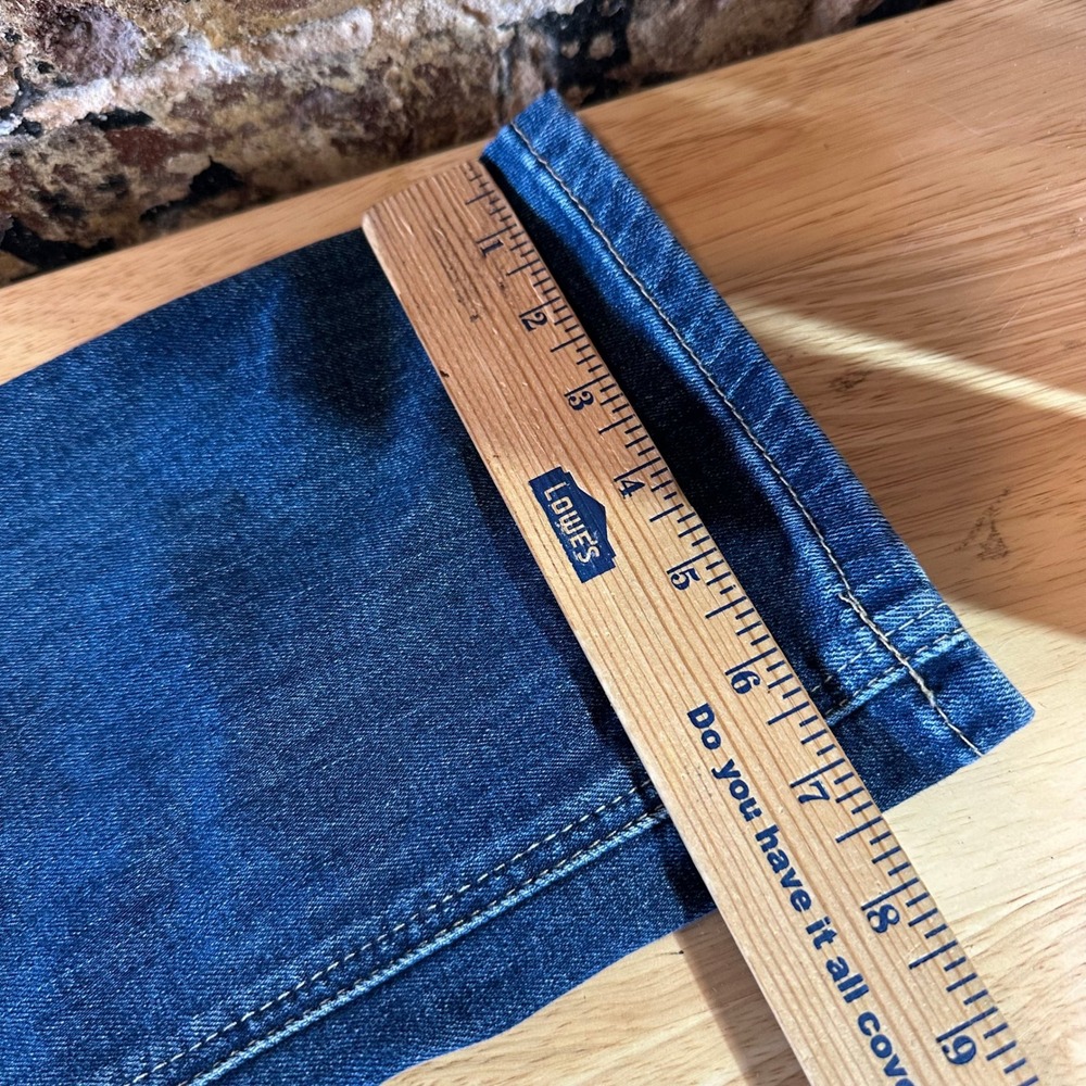 Ariat Jeans Womens 27L Blue Denim Makenzie Perfect Rise Straight Real 28x34" - Picture 11 of 16